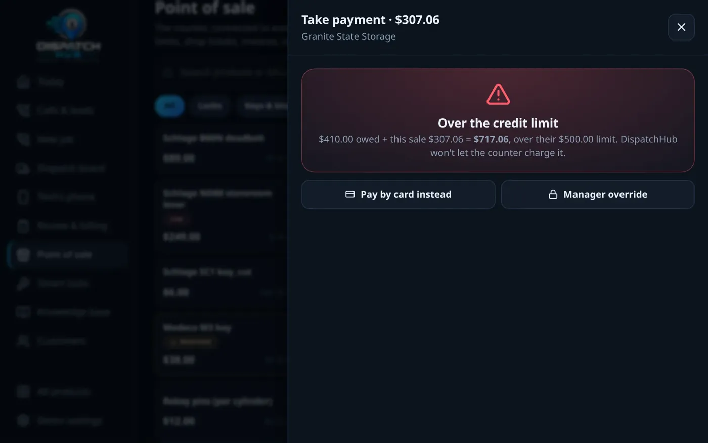 Credit limits that actually hold